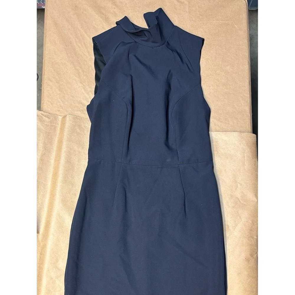 Alexia admor navy blue business casual semi‎ formal navy blue dress X-Small